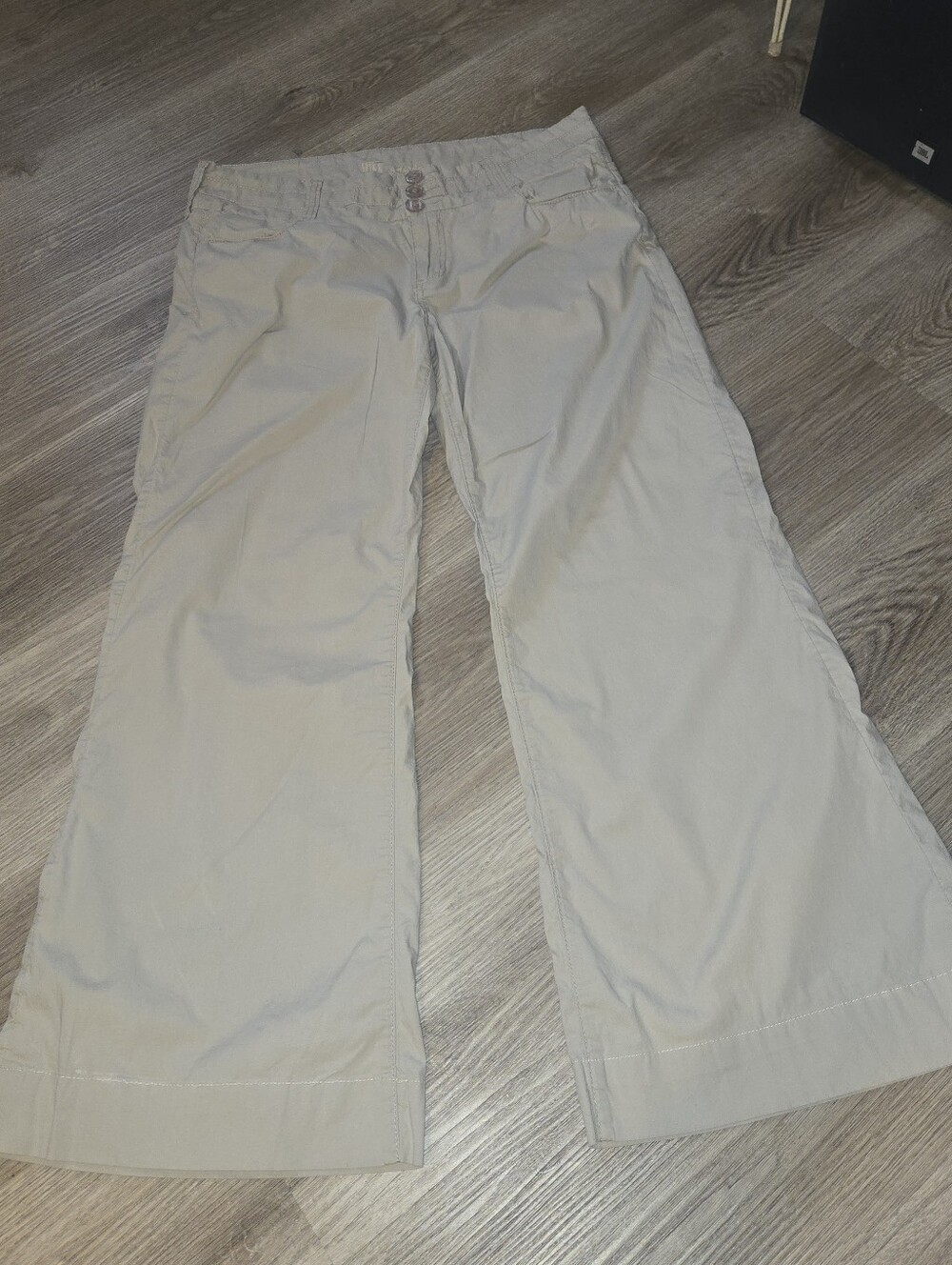 Wide Leg Khaki Pants